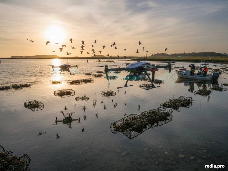 Drones Centinela: Inteligencia Artificial al rescate de la industria ostrícola en Virginia