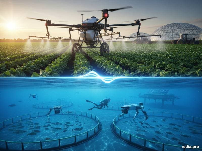 La Revolución Aérea y Submarina: Drones Agrícolas y Acuícolas Rompen Barreras de Crecimiento en 2026