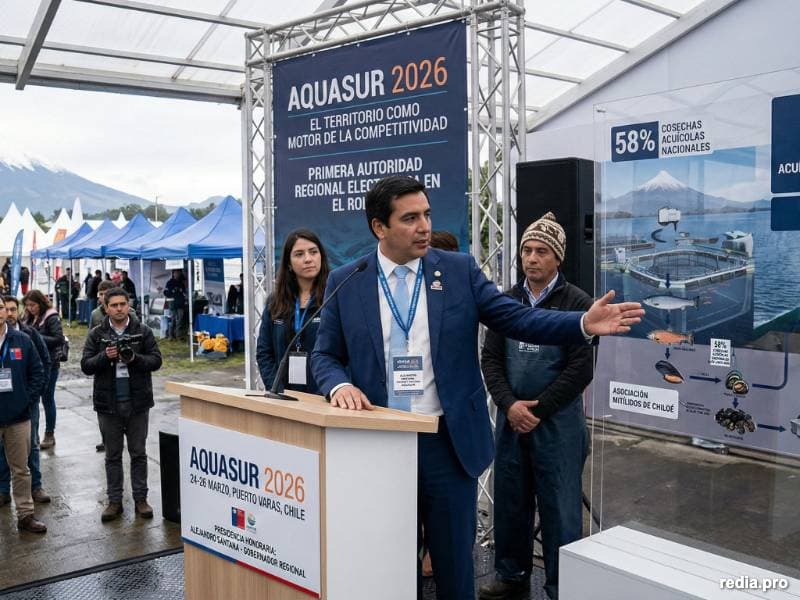 Alejandro Santana asume la presidencia honoraria de AquaSur 2026
