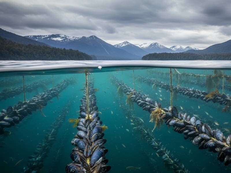 Acidificación Oceánica y Propiedades Estructurales en Mitilicultura