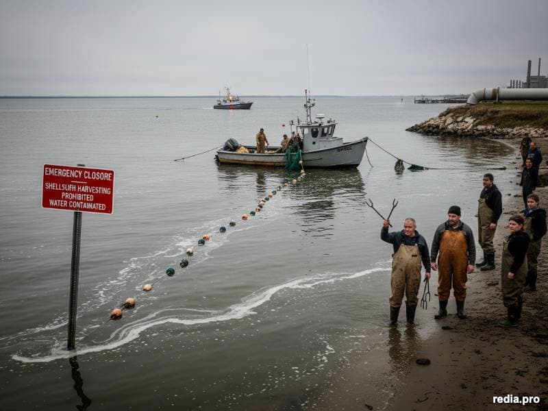 DNREC Clausura Cosecha de Moluscos en Indian River Bay por Derrame Masivo de Aguas Residuales