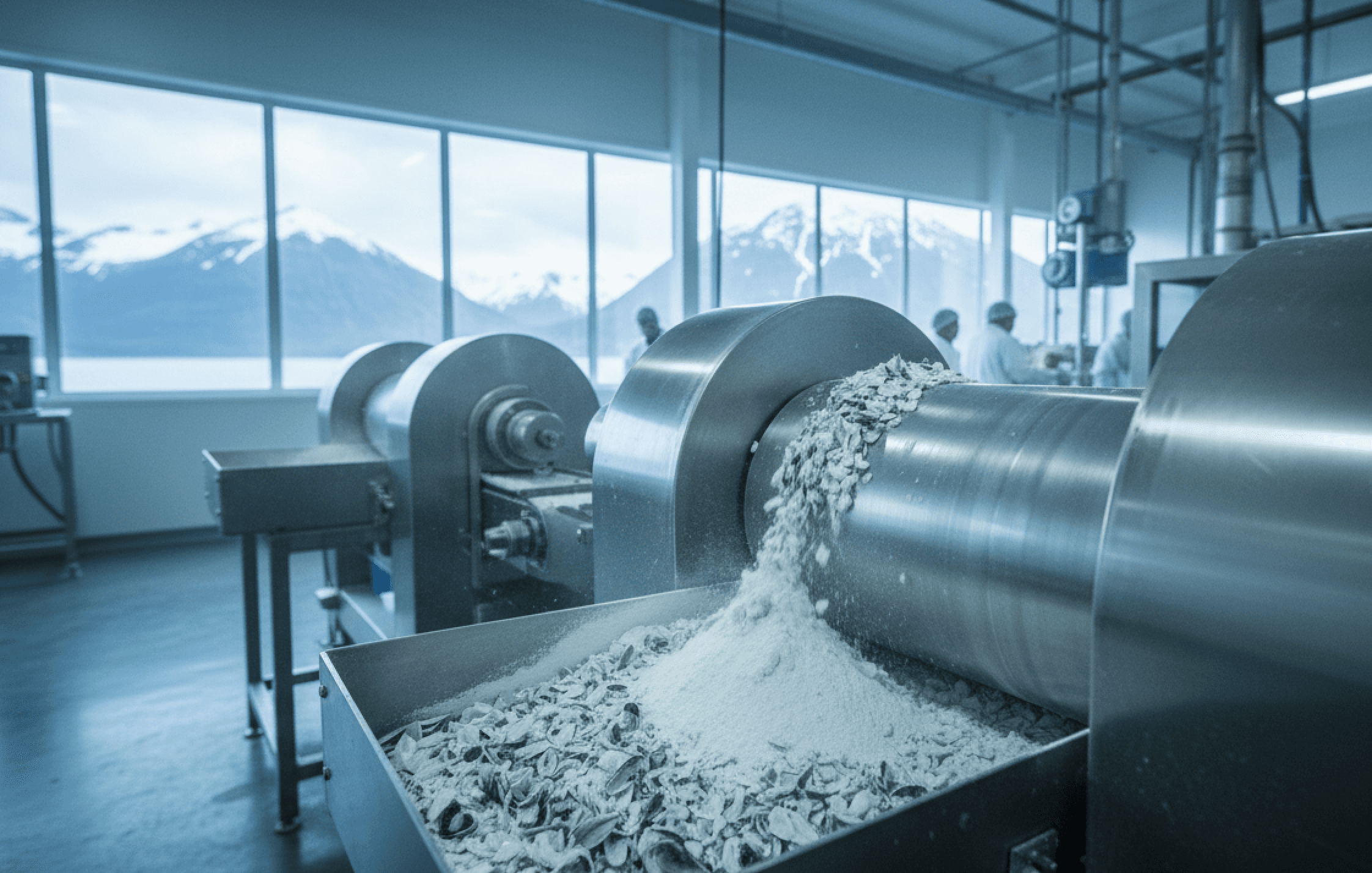 Economía Circular: Dryer escala valorización de residuos de mejillón