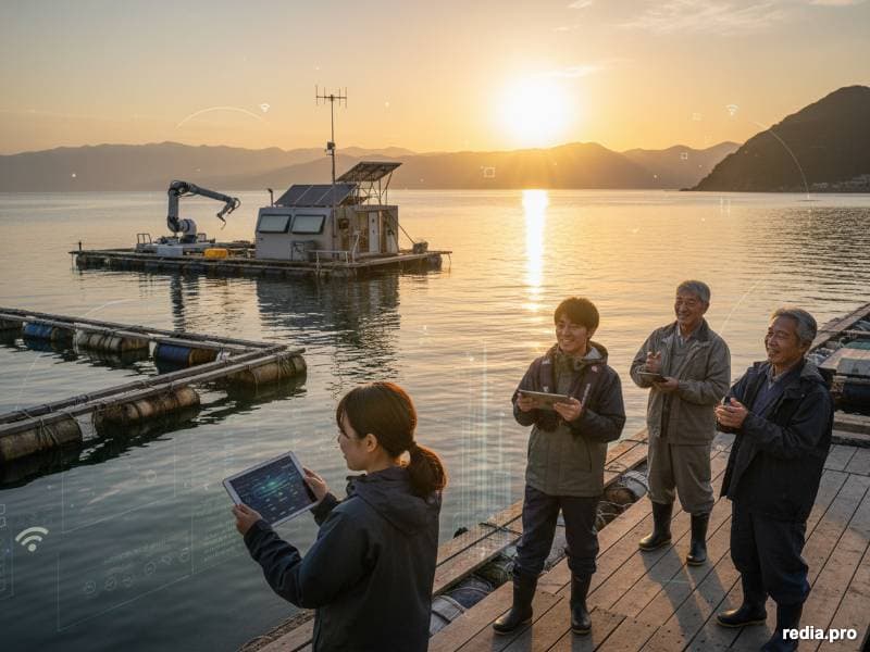 Japón impulsa una revolución digital en la acuicultura: Subsidios históricos para modernizar las cooperativas tradicionales
