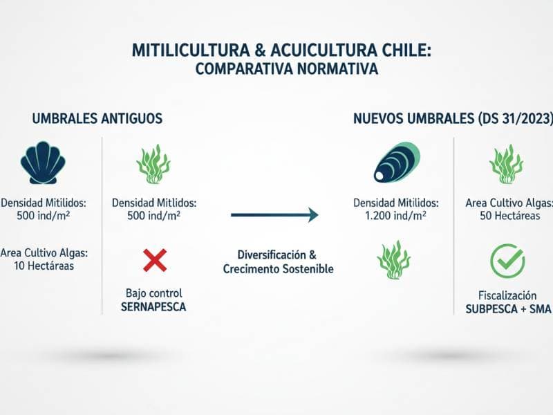 Reforma al D.S. 40 en la Mitilicultura: Análisis de Umbrales de Ingreso al SEIA