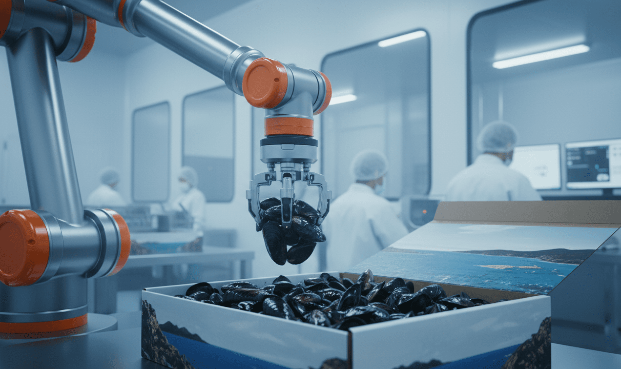 Robótica en Castro: La Nueva Era del Empaque en la Industria Mitilicultora